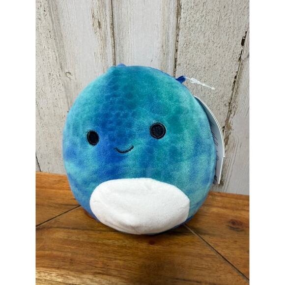 NWT Squishmallows Stahl the Blue Dinosaur 5" Plush Toy - Picture 1 of 5